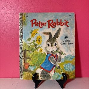 Vintage A Little Golden Book Peter Rabbit Children's Kids Retro Golden Press NY